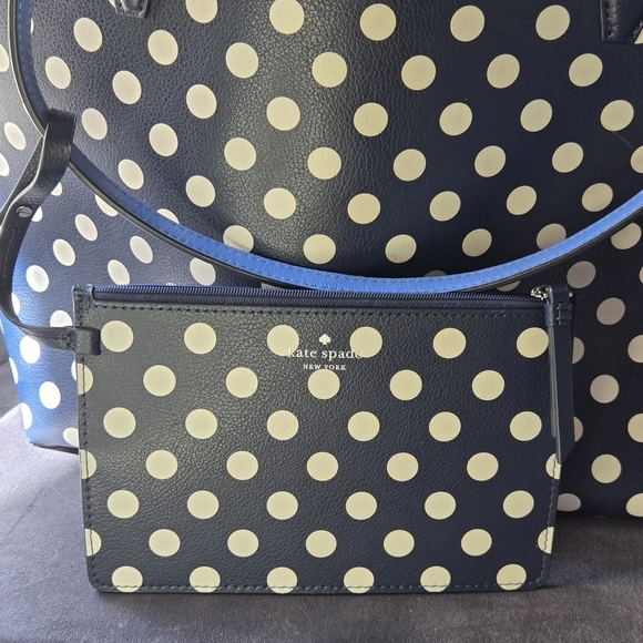 Kate Spade Reverable Polka Dot Tote Bag - Picture 4 of 10